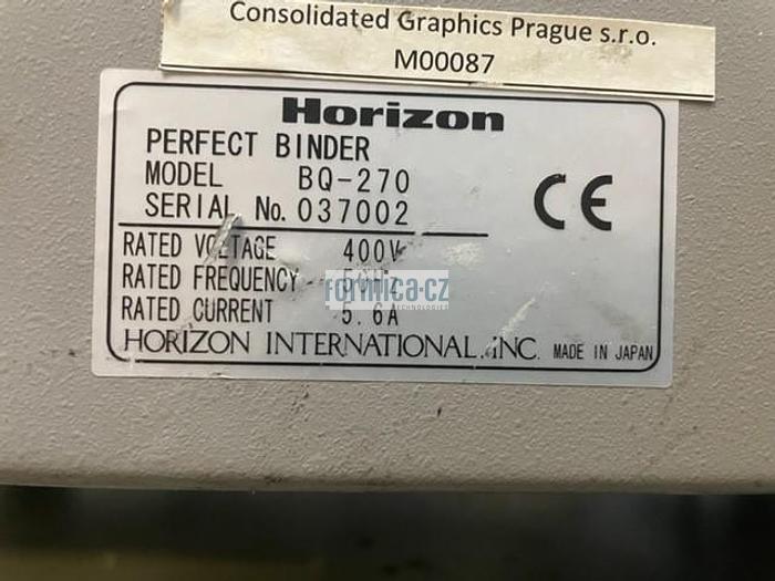Used Horizon BQ 270 Hotmelt 