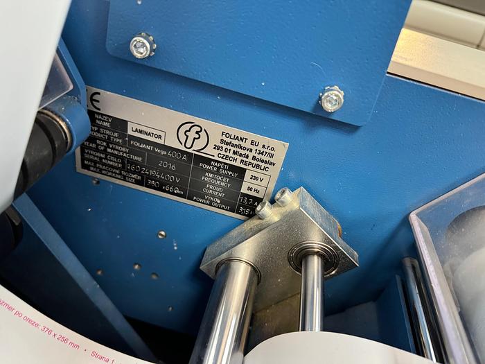 Used Foliant VEGA 400A