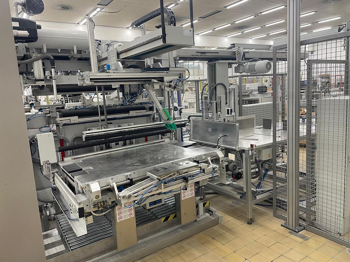 Used Baumann BASA 3 system - automatická střásací linka pro řezací stroje