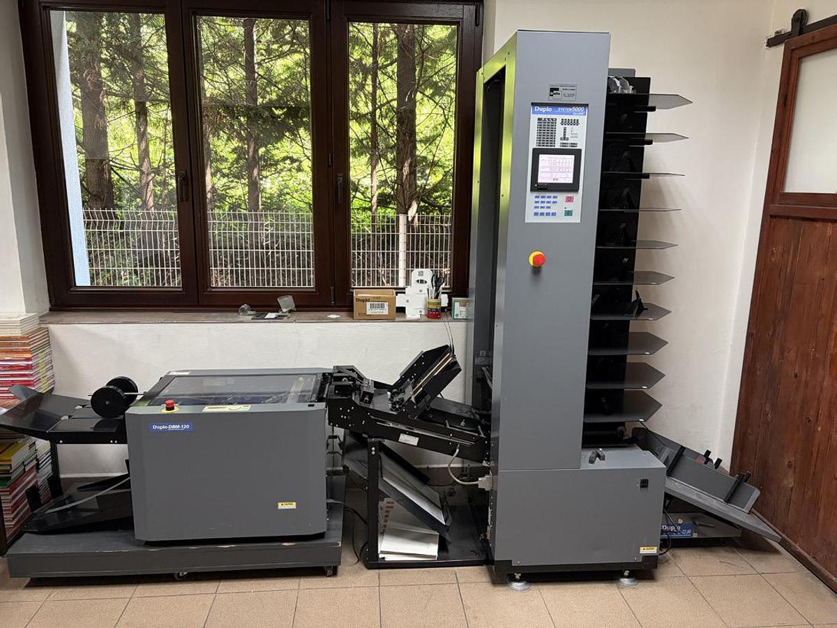 Used DUPLO DBM-120 – brožurovací linka