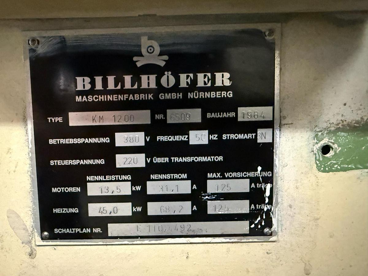 Used Billhöfer KM 1200 