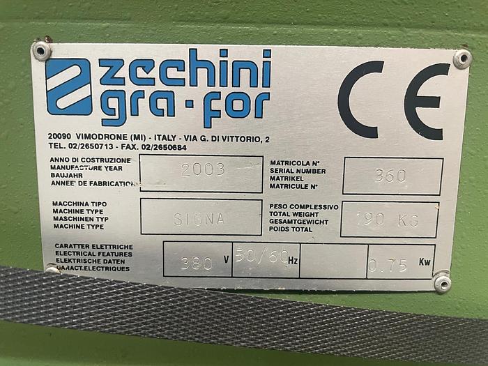 Used Knihařský lis ZECHINI