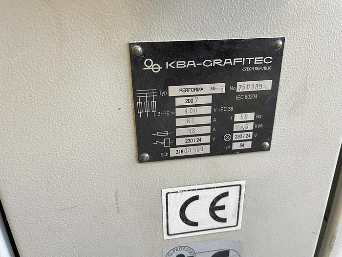 Used KBA Performa 74-5