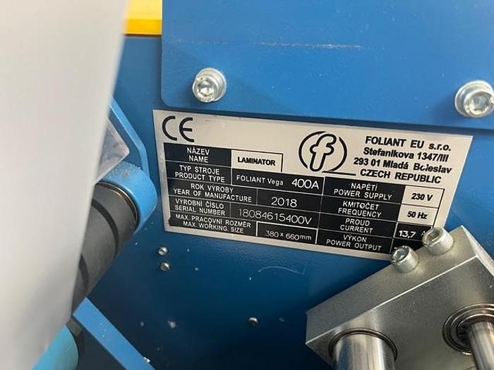 Used FOLIANT Vega 400A
