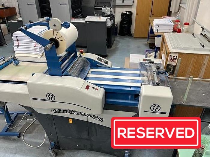 Used Foliant Gemini C400A