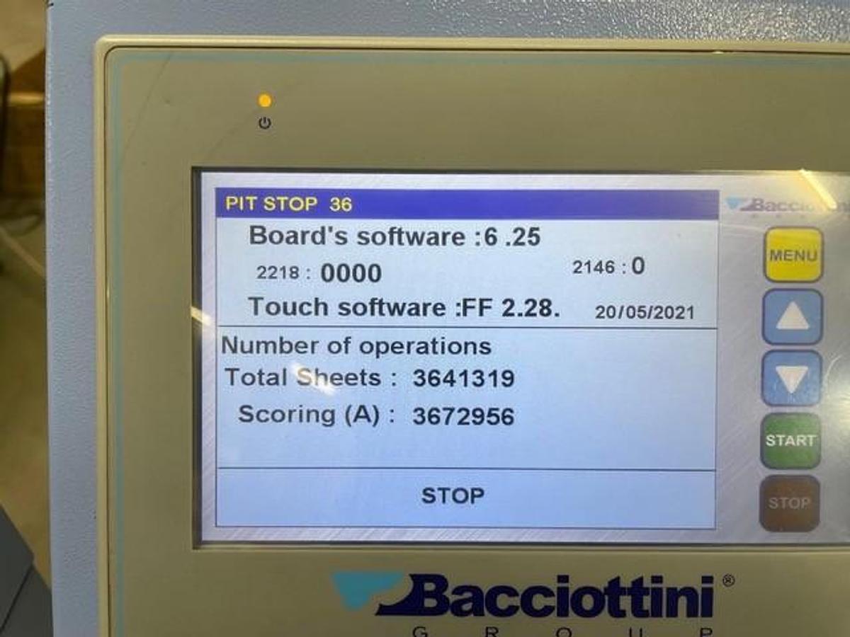 Used Bacciottini Pit Stop 36 Touchscreen