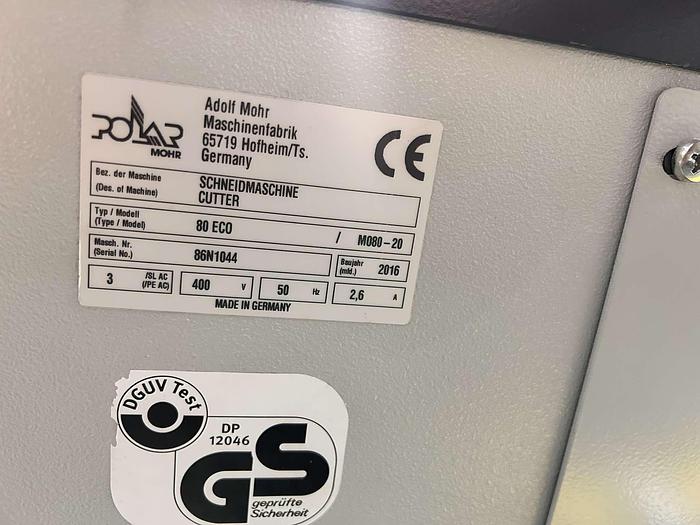 Used Polar Mohr 80 ECO