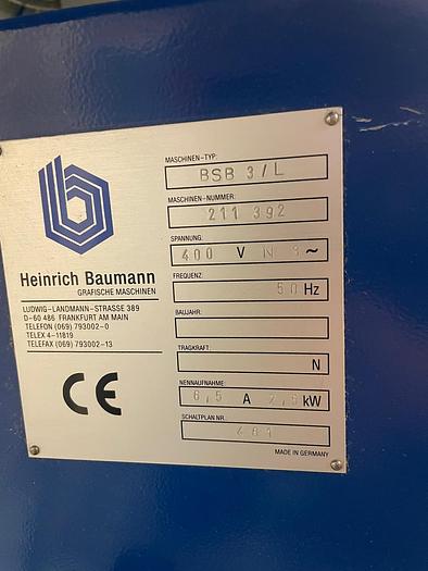Used Baumann BSB 3/L