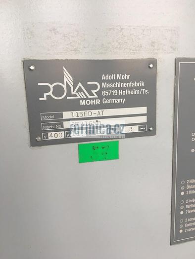Used Polar 115 ED-AT- řezačka