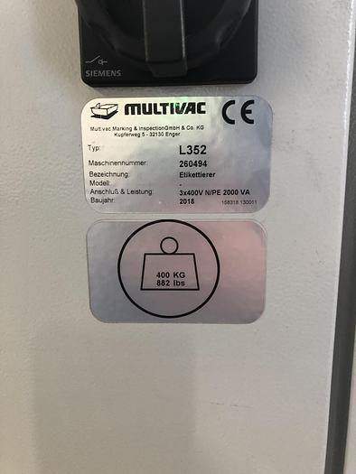 Used Multivac L352