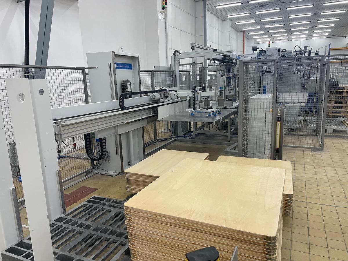 Used Baumann BASA 3 system - automatická střásací linka pro řezací stroje