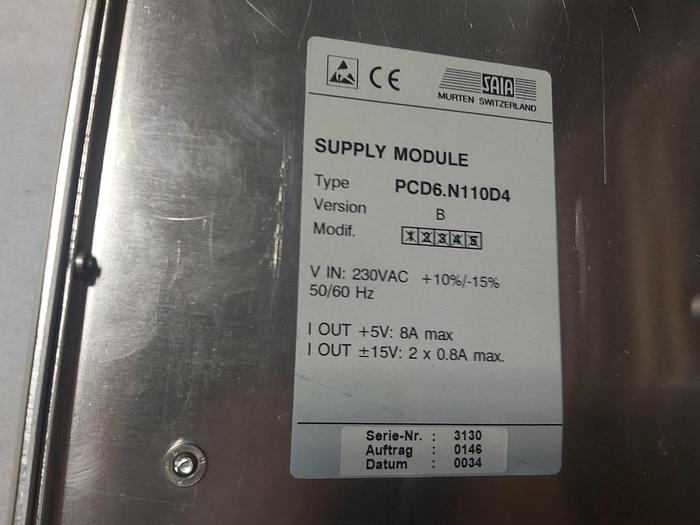 Supply module, PCD6.N110D4, Saia, neu