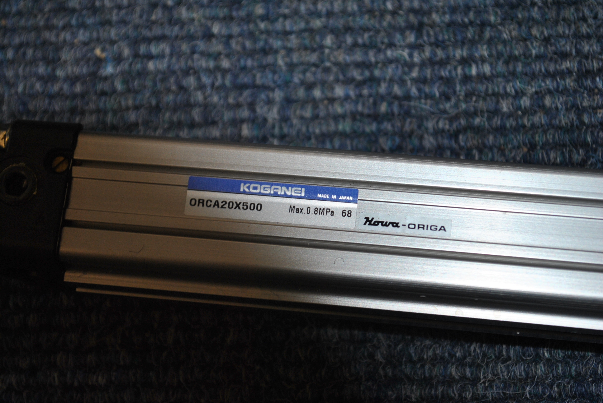 Used Koganei orca20x500 cylinder actuator