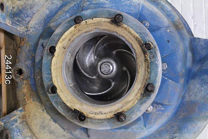 Used Goulds 3175 Goulds 3175, 6X8X18, 5 Vane Impeller, 17" Impeller Diameter, Stainless Steel Casing, Stainless Steel Impeller, Stainless Steel Stuffing Box, Stainless Steel Suction Sideplate, Packing #24413
