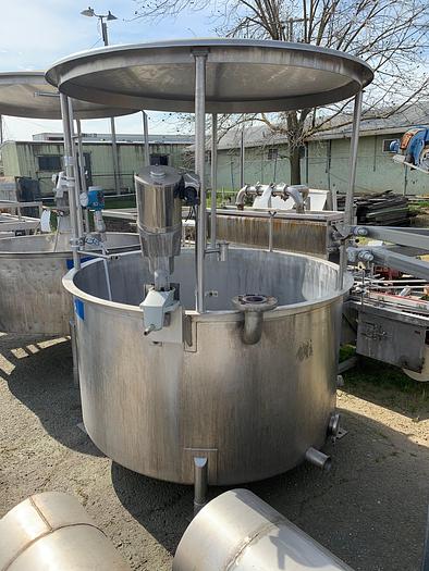 Used 400 Gallon Stainless Steel Mix Tank