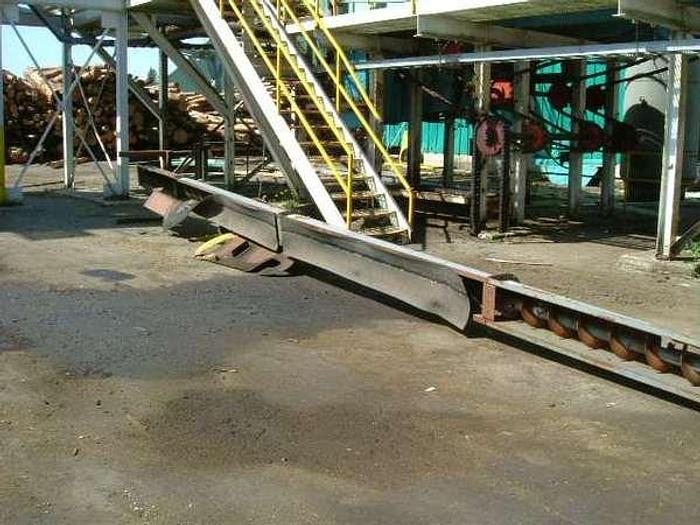 Used 8" x 35' Screw Conveyor