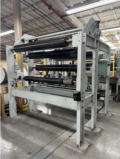 Used 57" (1450mm) PEMCO DUAL ROATARY KNIFE SHEETER MODEL SHM 1450-DR