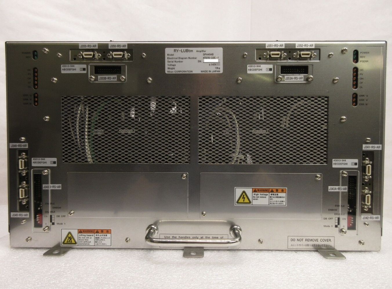 Used Nikon 4T070-335-1 RY-LUBtm Amplifier SPA494B NSR-S620D ArF Immersion Used