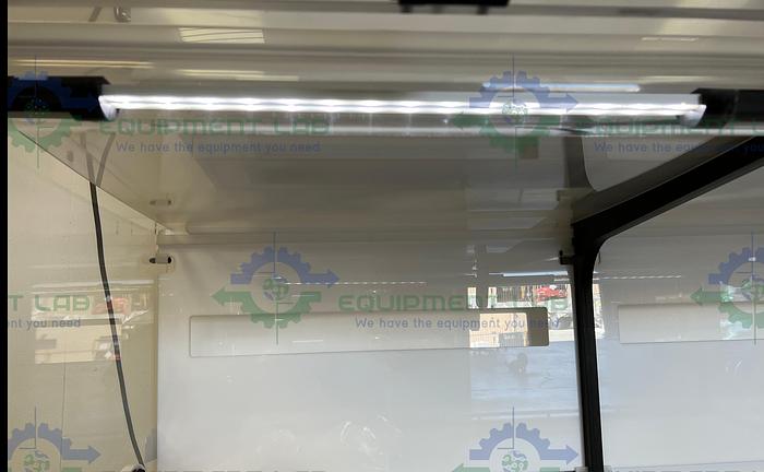 Used Flow Sciences CQ12321-03 6 Ft Custom Vented Balance Safety Enclosure w/ Stand