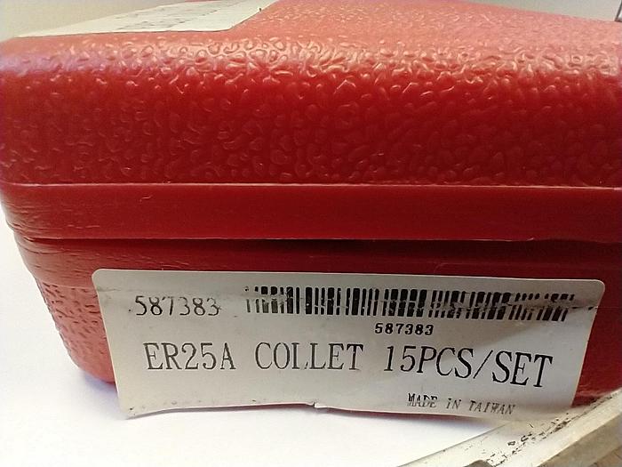 Used Accupro ER25 collet set 14pc 587383 GHB22