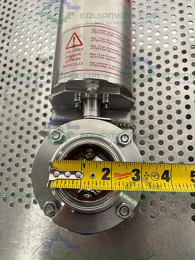 Used Inoxia  V9460-0040002 DN-2"  Butterfly Valve 316L