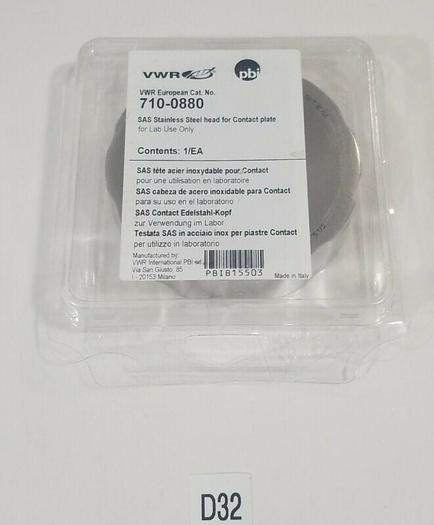 SAS Surface Air System 710-0880 Stainless Steel Head For Contact Plate AISI 316
