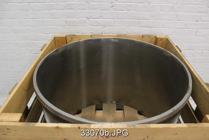 Used Bird 14 Pressure Screen Basket, .076" Holes #33070