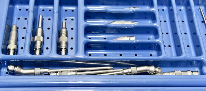 Used Stryker Maestro Drill Pneumatic Neuro Set 5400-200-5407 with Attachments