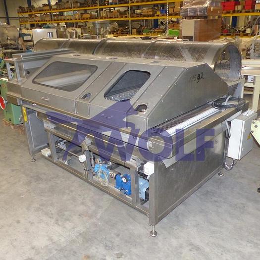 Used Deenrober in stainless steel design - with approx. 1,100 mm working width