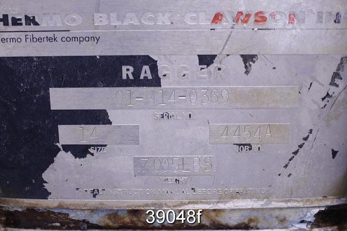 Used Black Clawson M14 Ragger with Stand Mount #39048