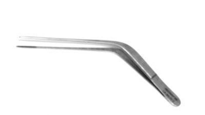 Used Forceps Dissecting Troltsch 1 in 2 Teeth Angled 115mm (4-1/2in) AESCULAP BD903R
