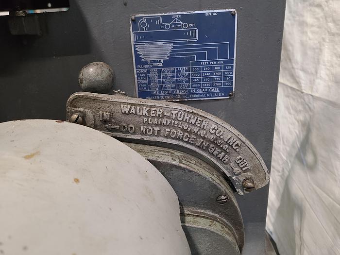 Used Walker-Turner Metal Band Saw