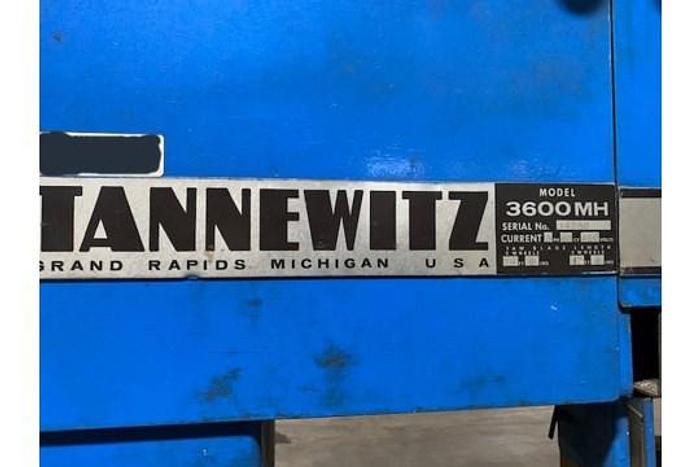 Used TANNEWITZ 3600MH VERTICAL BAND SAW