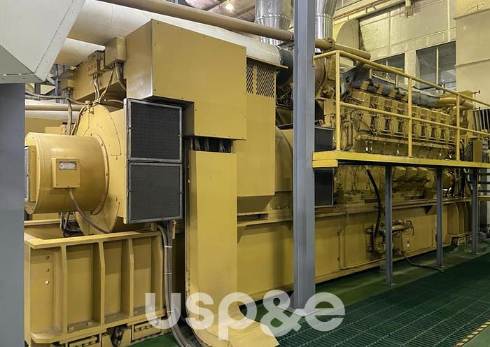 Used 40 MW 2001 Used Wartsila 18V32-LN Natural Gas Power Plant Gensets