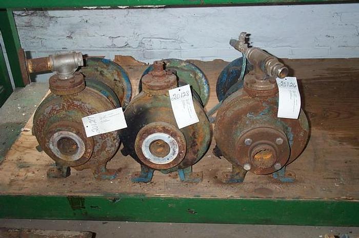 Used Goulds 3196 Pump, 1-1/2X3X10, Ductile Iron Casing, 10" Impeller Diameter #20126
