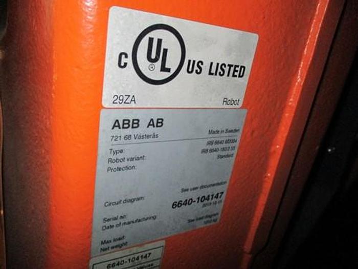 Used ABB IRBP C-1000 SPOT WELDING CELL WITH TWO ABB IRB 6640 180/2.55 ROBOTS & IRC 5 CONTROLLERS & ARO SERVO SPOT WELD GUNS