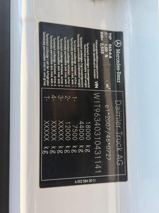 Usato Mercedes Actros 1845 Big/Space 