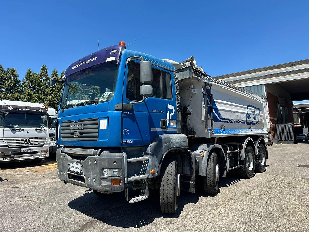 Usato MAN TGA 41.440 8X4 RIBALTABILE POSTERIORE KM 340000 ANNO 2007