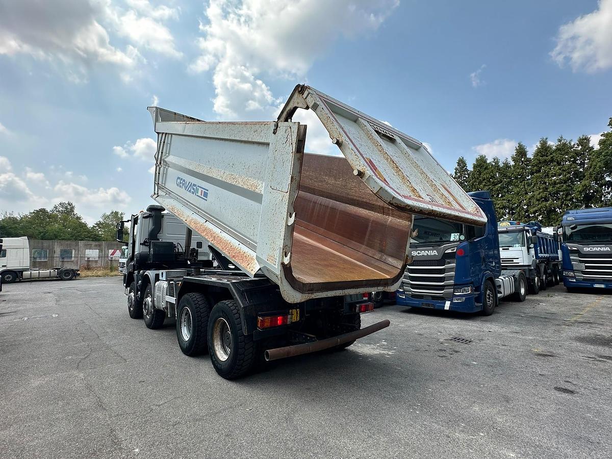 Usato MOTRICE QUATTRO ASSI ASTRA HD 500 8X6 RIBALTABILE POSTERIORE GERVASI TARGA GIALLA