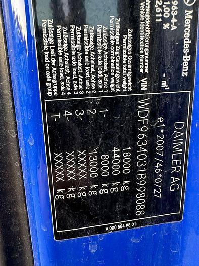 Usato Mercedes Actros 1848 Pompa e presa di forza 
