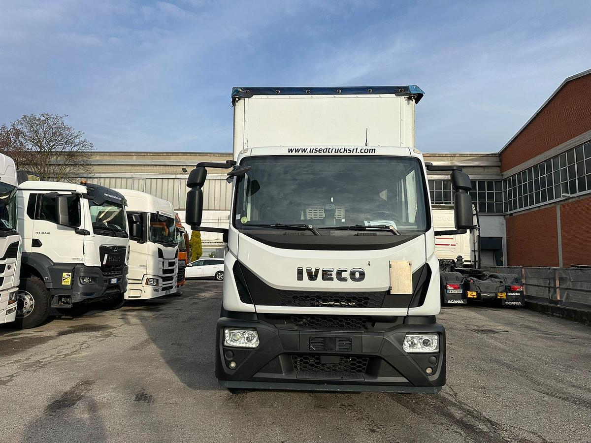 Usato MOTRICE DUE ASSI IVECO EUROCARGO 180S28 Centina e Telo con Sponda