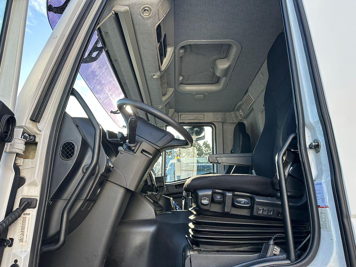 Usato MOTRICE 4 ASSI IVECO STRALIS 420 8X2 CASSONE FISSO +GRU FASSI 185A.2