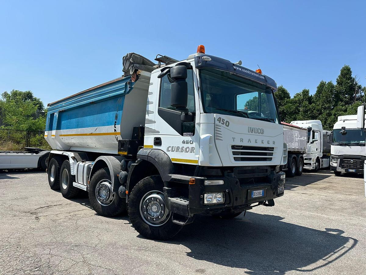 Usato Iveco Trackker 450 8x4 Ribaltabile posteriore MINERVA EURO 5