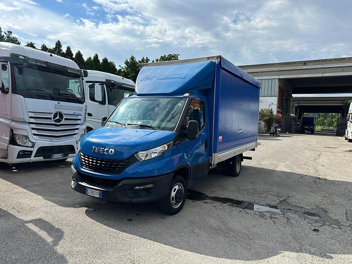 Usato Iveco Daily 35c16 cassone centina e telo+sponda euro 6 c