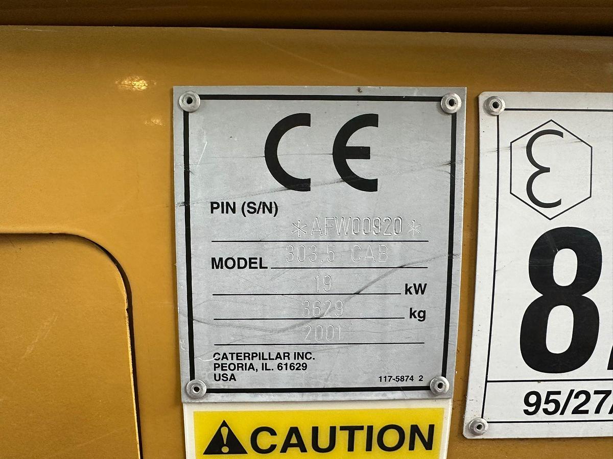 Usato MINIESCAVATORE CATERPILLAR 303.5