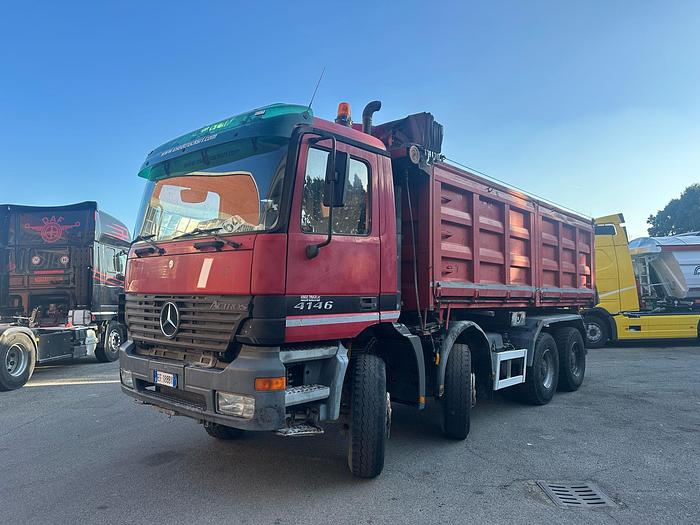 Usato Mercedes Actros 4146 Ribaltabile trilaterale 8x4