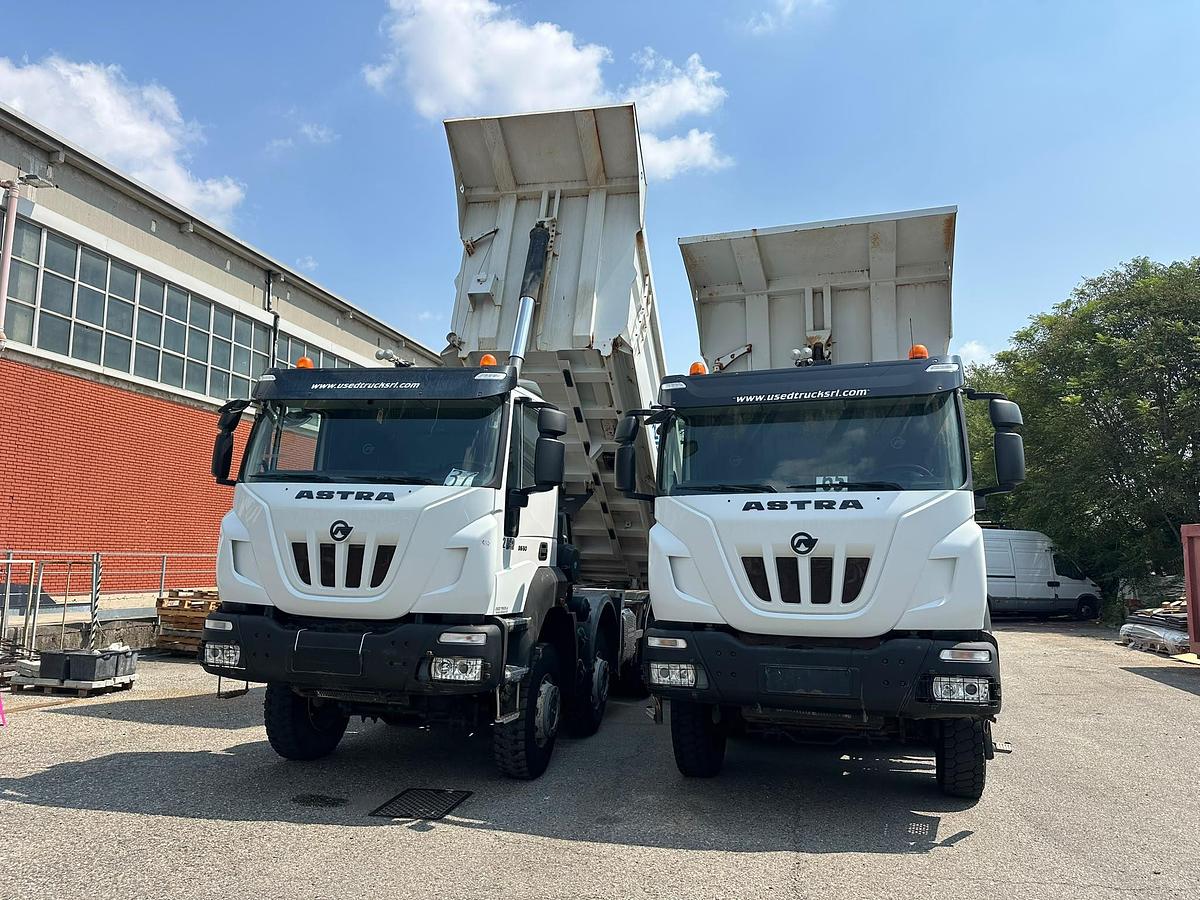 Usato MOTRICE QUATTRO ASSI ASTRA HD 500 8X6 RIBALTABILE POSTERIORE GERVASI TARGA GIALLA