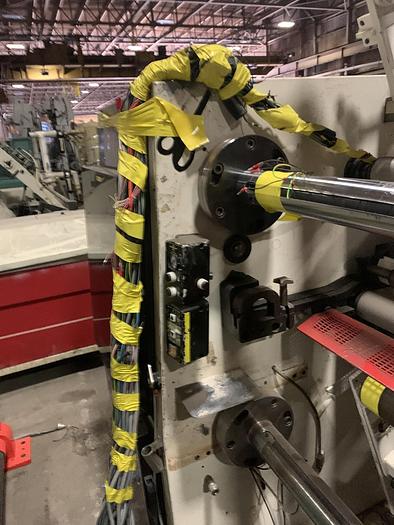 Used 62" TITAN MODEL SR6 CANTILEVERED DUPLEX SLITTER REWINDER SHAFTLESS UNWIND - PENDING LS