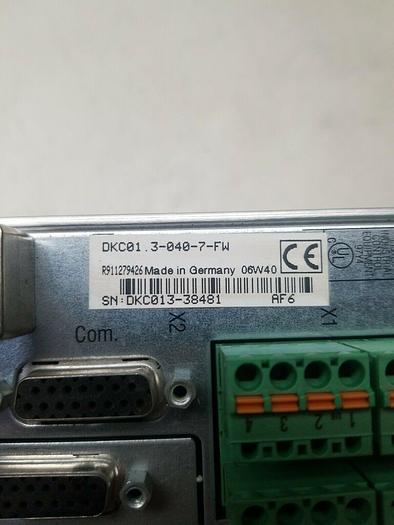 Used Rexroth DKCXX.3-040-7, DKC01.3-040-7-FW, FWA-ECODR3-SMT-02VRS-MS