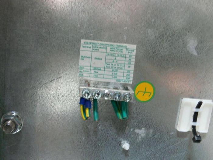 Used 13" x 36" x 48" Stainless Steel Industrial Control Panel